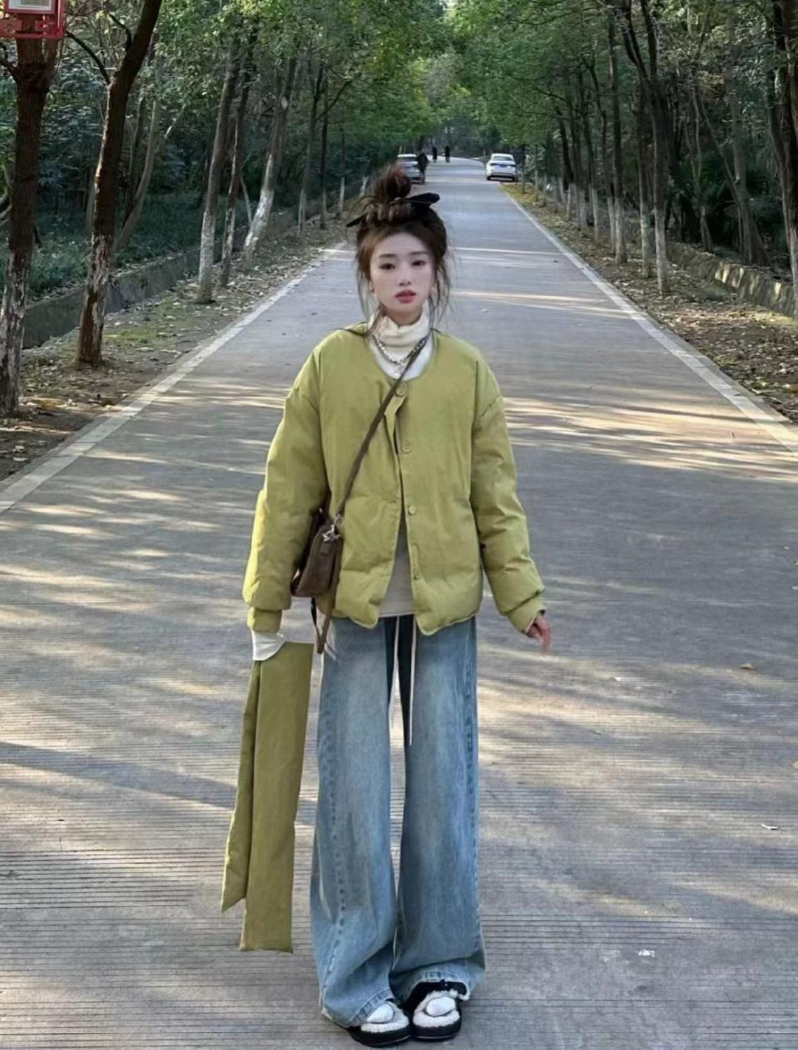 小个子保暖显瘦搭配